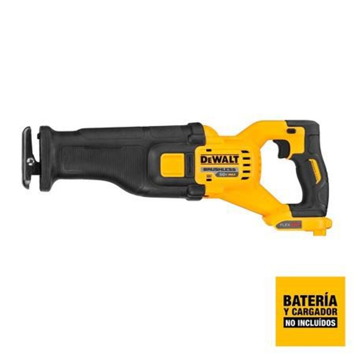 DEWALT - SIERRA RECIPROCANTE FLEXVOLT 60V MAX BRUSHLESS DCS389B-B2