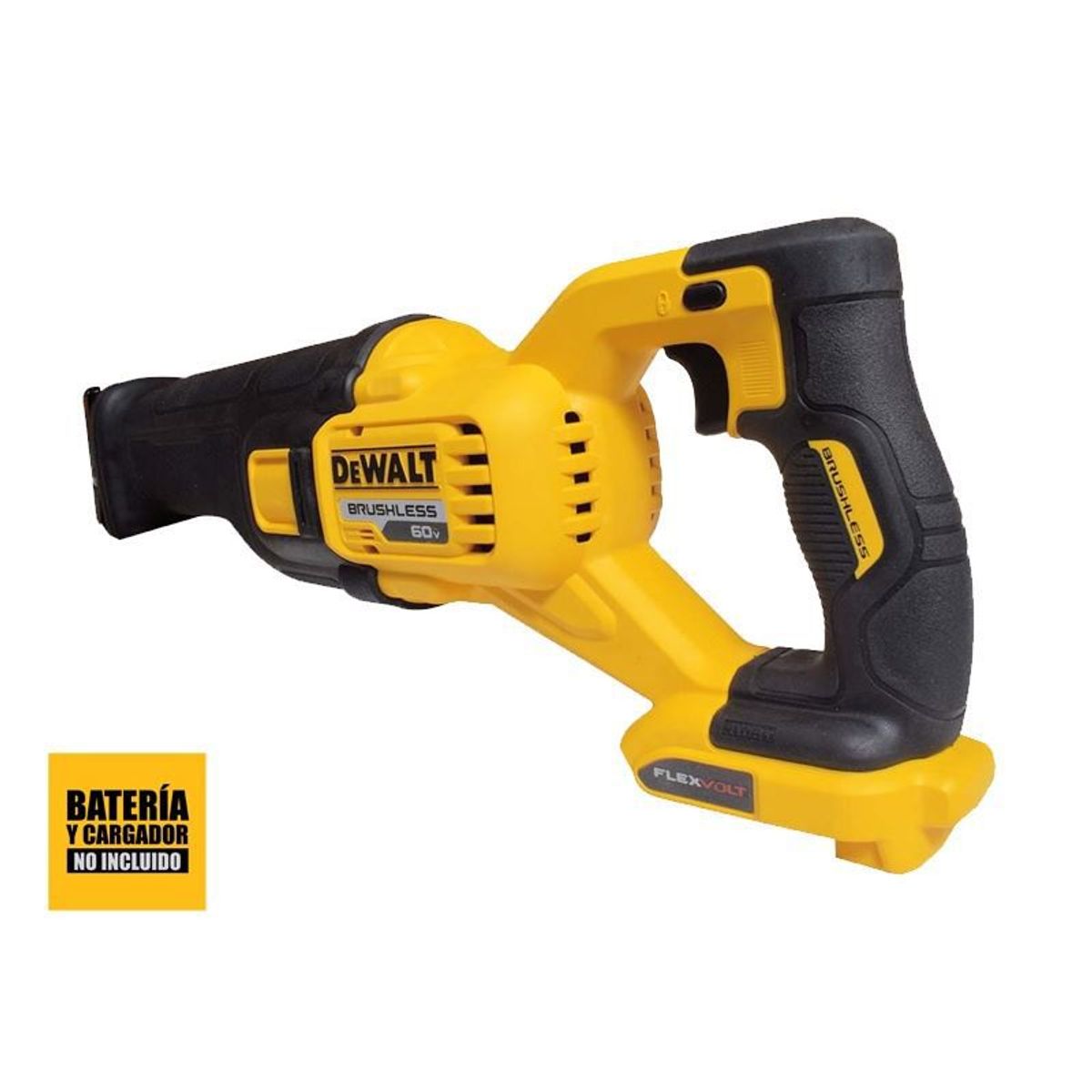 DEWALT - SIERRA RECIPROCANTE FLEXVOLT 60V MAX BRUSHLESS DCS389B-B2