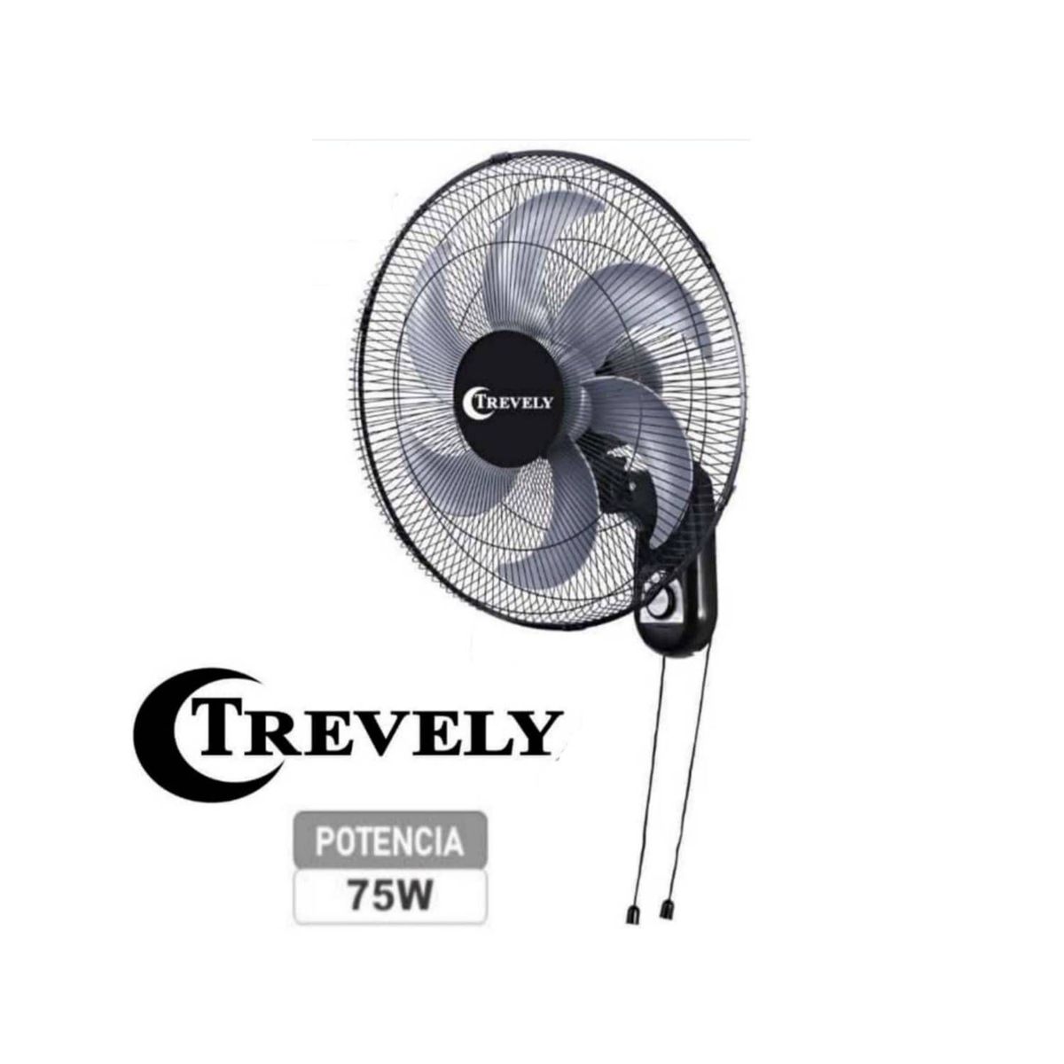 GENERICO - Ventilador de Pared Trevely VT-182 18 Pulgadas 75 Watts
