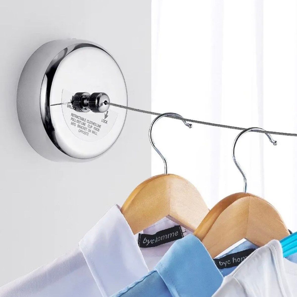 GENERICO - Tendedero Cordel Tendal de Ropa