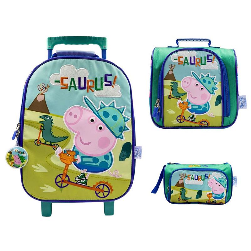 CHILDRENS CLUB - Pack Escolar Nido Maleta George Pig - Peppa Pig