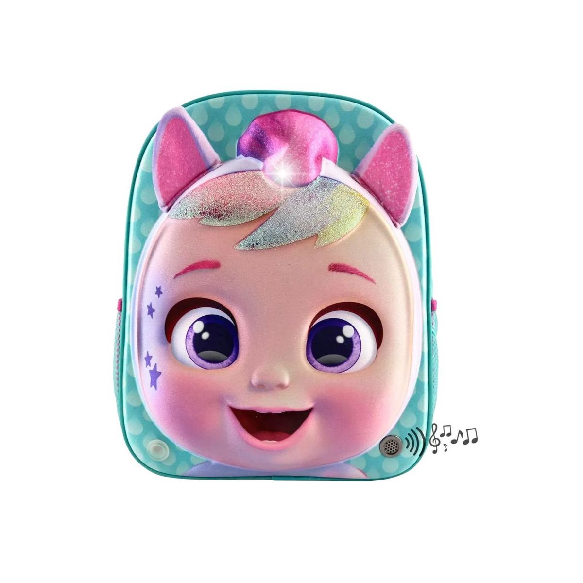 GENERICO - Mochila marca Scool diseño Cry tamaño A4 con luz y sonido