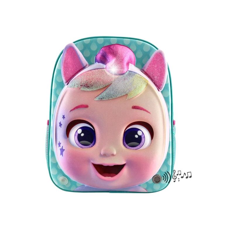 GENERICO - Mochila marca Scool diseño Cry tamaño A4 con luz y sonido