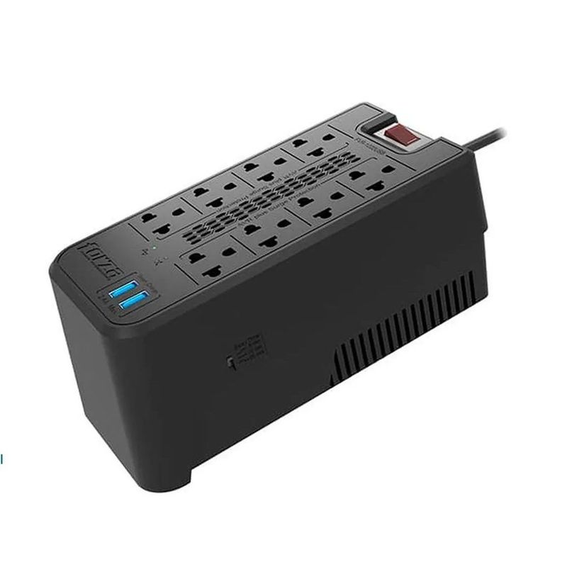 FORZA - Forza - Estabilizador FVR-1222USB 8 Tomas 2 USB 1200 VA Level 4