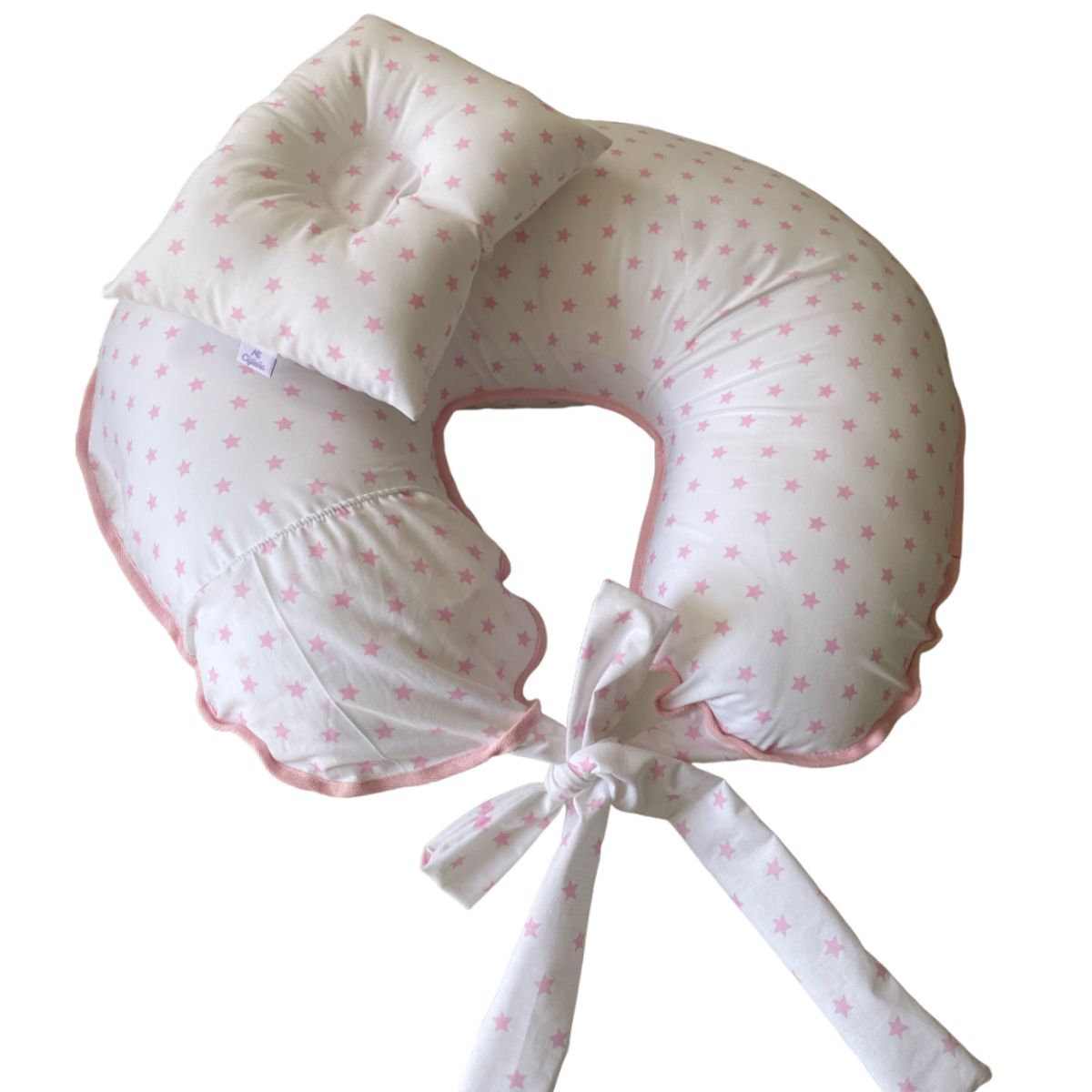 GENERICO - Almohada de Lactancia Estrella Rosada Mi Cigueña