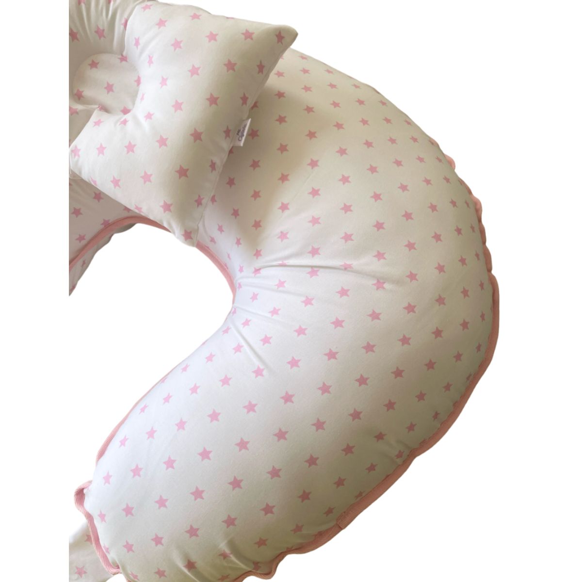 GENERICO - Almohada de Lactancia Estrella Rosada Mi Cigueña