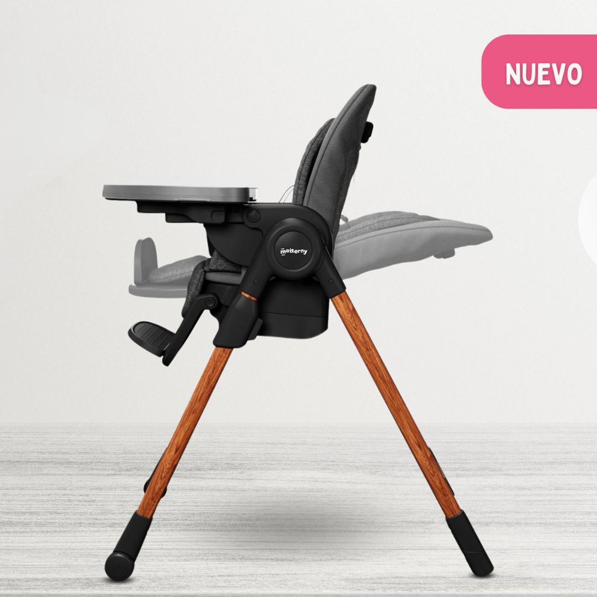 MAXI COSI - Silla de Comer Graduable 6 en 1 »MINLA ESSENTIAL» Light Gray