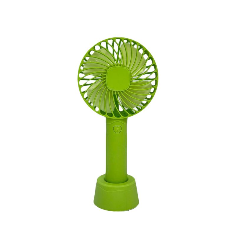 GENERICO - Ventilador de escritorio portatil - Verde de 3 velocidades