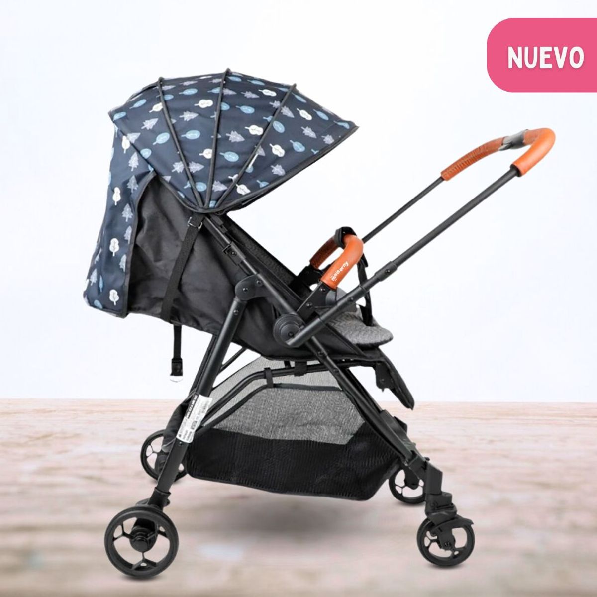 INFANTI - Coche Cuna de Paseo para Bebés «FOREST» Blue