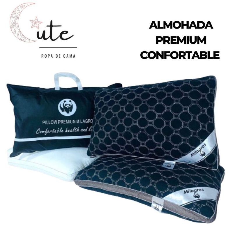 DISEÑO ORIGINAL - ALMOHADA PREMIUM CONFORTABLE 50x70cm.