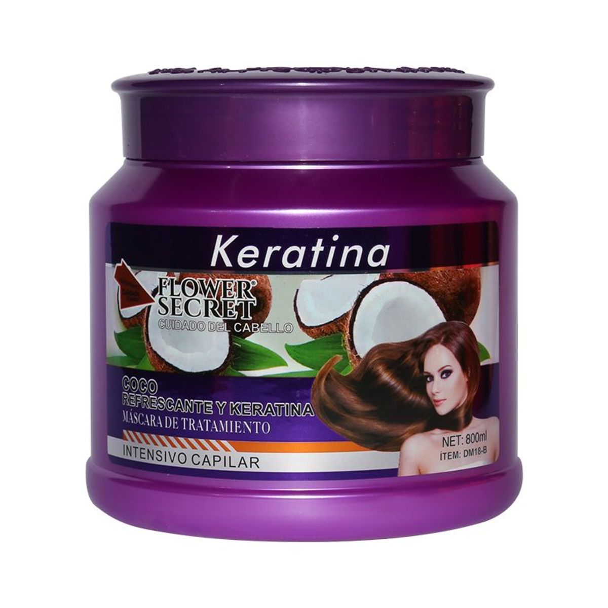 FLOWER SECRET - Keratina Flower Secret  Máscara De Tratamiento Coco 800 ml.