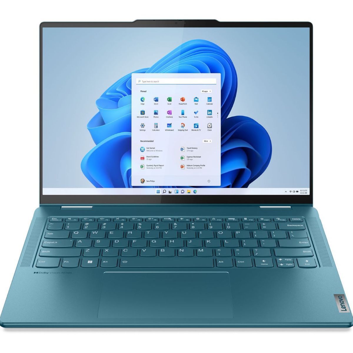 LENOVO - Laptop 2 en 1 Lenovo Yoga 7 14" 2.2K touch Intel Core i7-1355U 16GB 512GB SSD, Windows 11, Español