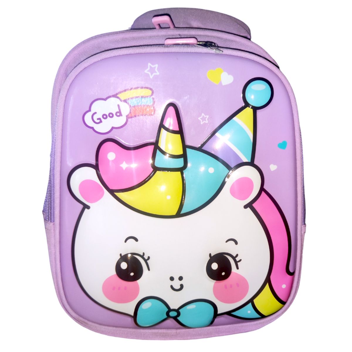 GENERICO - Mochila diseño Unicornio Kawaii 2 compartimentos