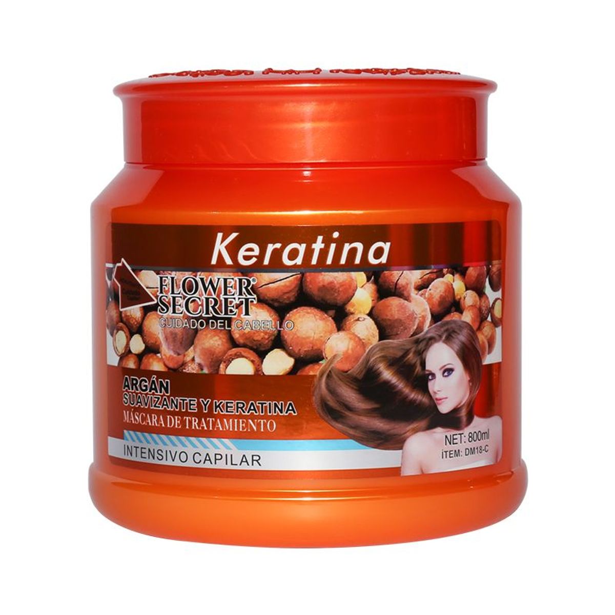 FLOWER SECRET - Keratina Flower Secret  Máscara De Tratamiento Argán 800 ml.