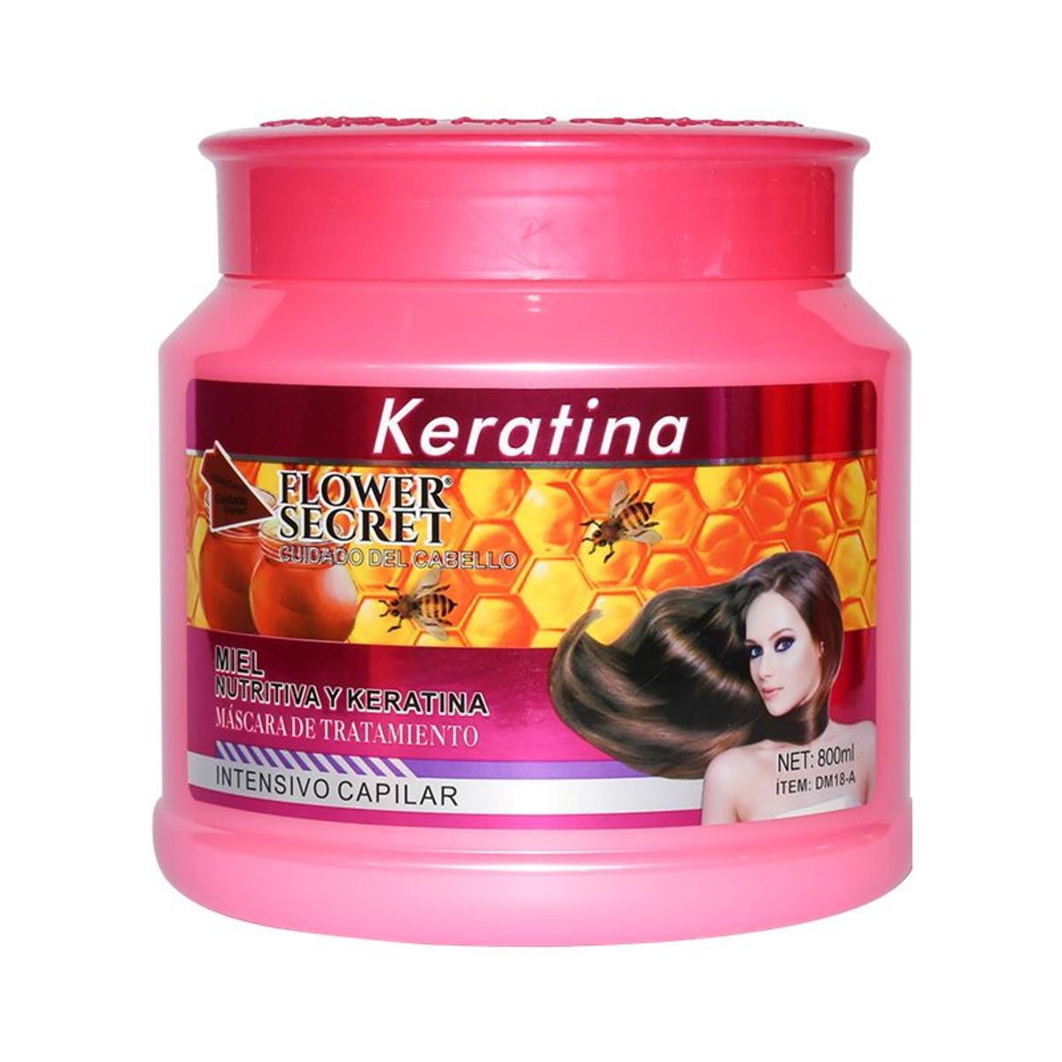 FLOWER SECRET - Keratina Flower Secret  Máscara De Tratamiento Miel 800 ml.