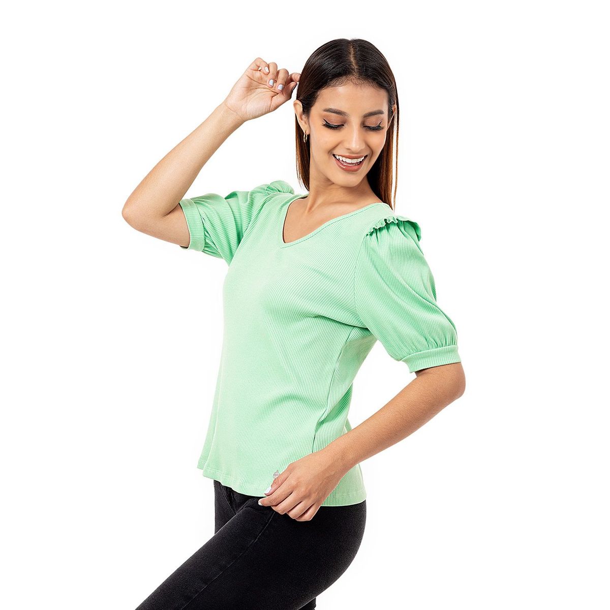 PIONIER - Polo Moda Rib Lycrado Mujer Emnha