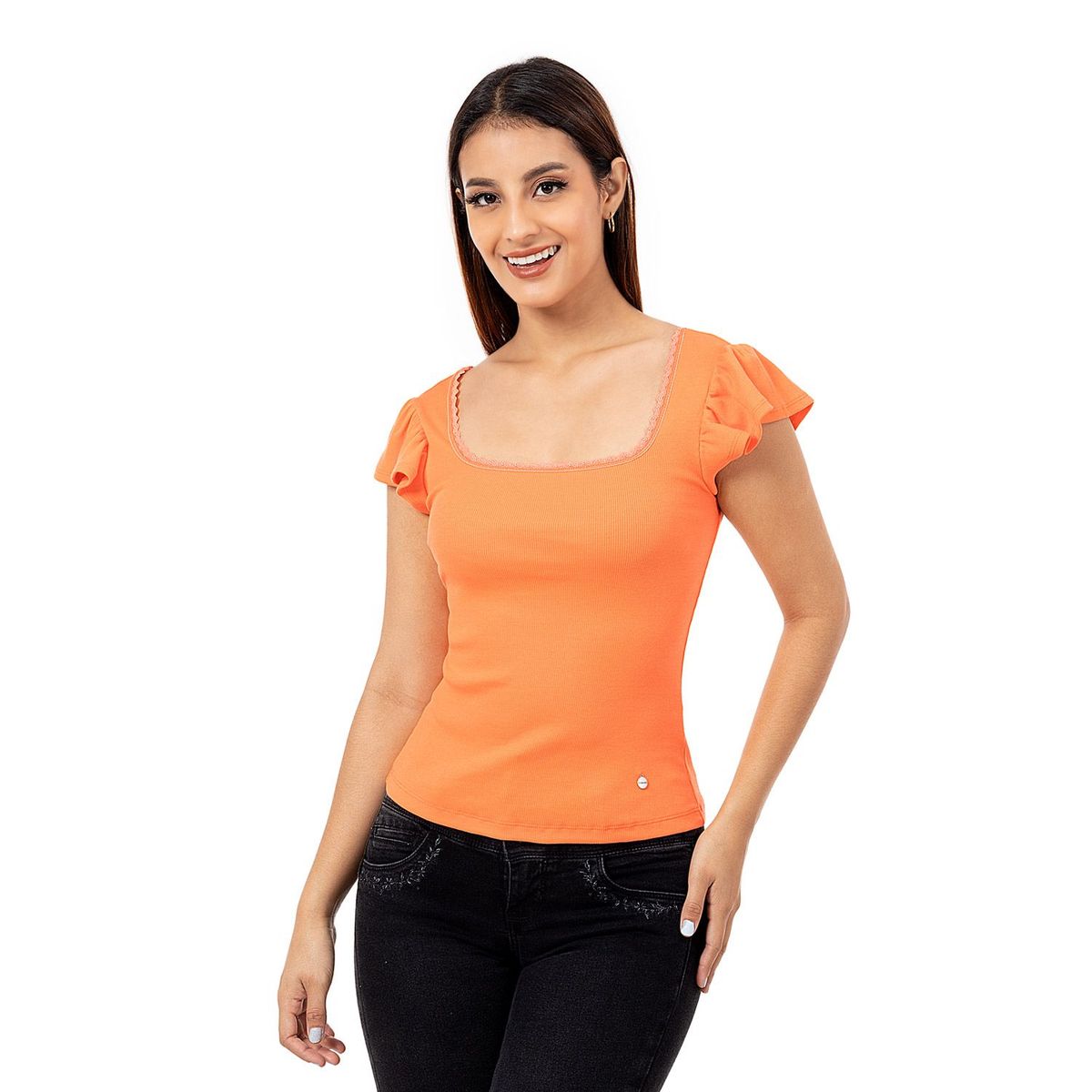 PIONIER - Polo Moda Rib Lycrado Mujer Idamy