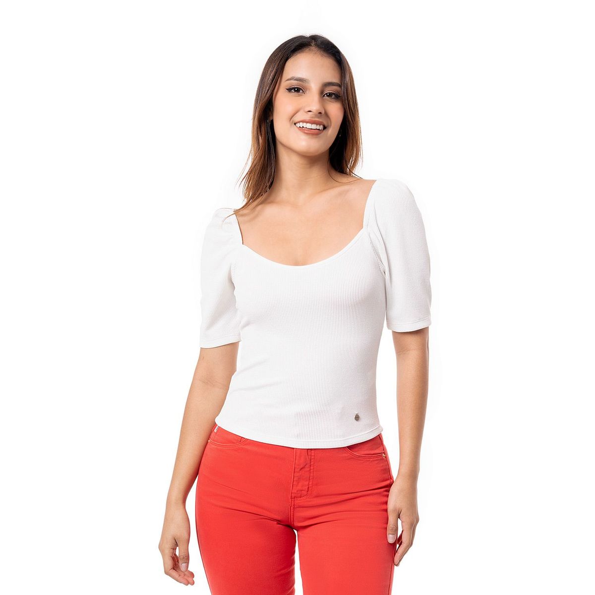 PIONIER - Polo Moda Rib Lycrado Mujer Morgam