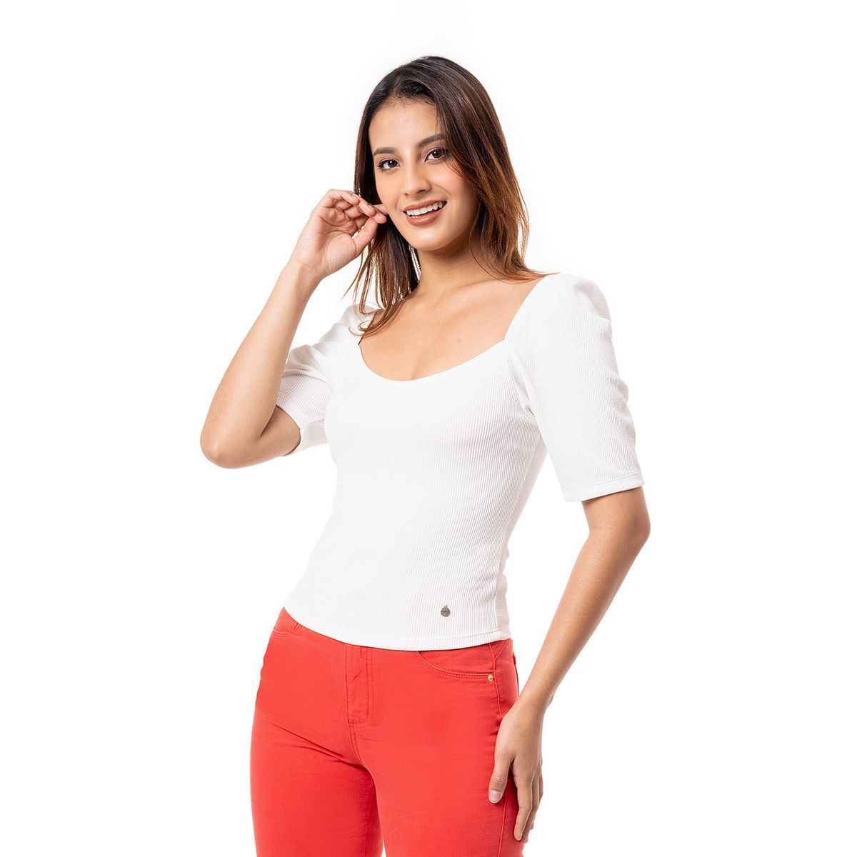 PIONIER - Polo Moda Rib Lycrado Mujer Morgam