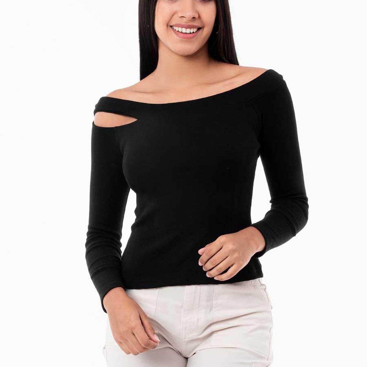 GOCCOS - Polo Moda Rib Mujer Hypnotic