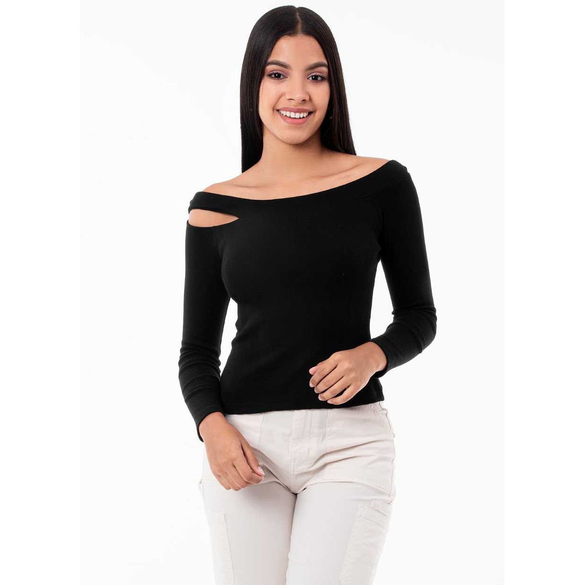 GOCCOS - Polo Moda Rib Mujer Hypnotic