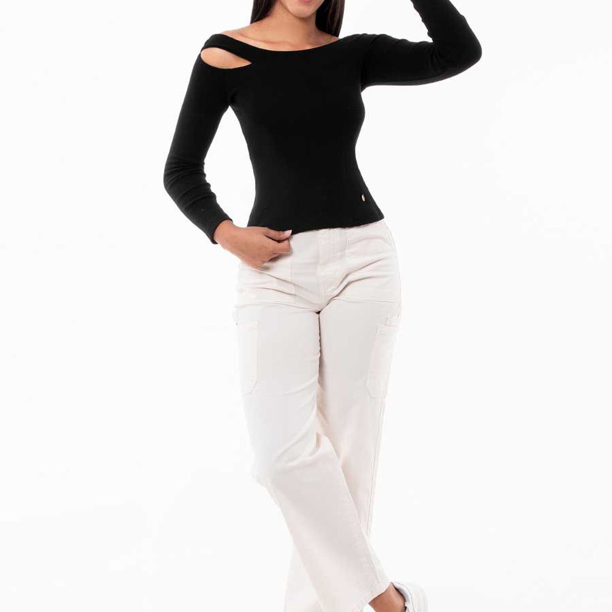 GOCCOS - Polo Moda Rib Mujer Hypnotic