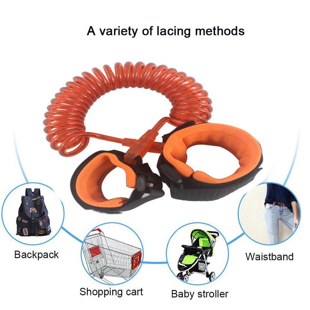 GENERICO - Pulsera Correa Arnés De Seguridad Para Niño Anti Pérdida