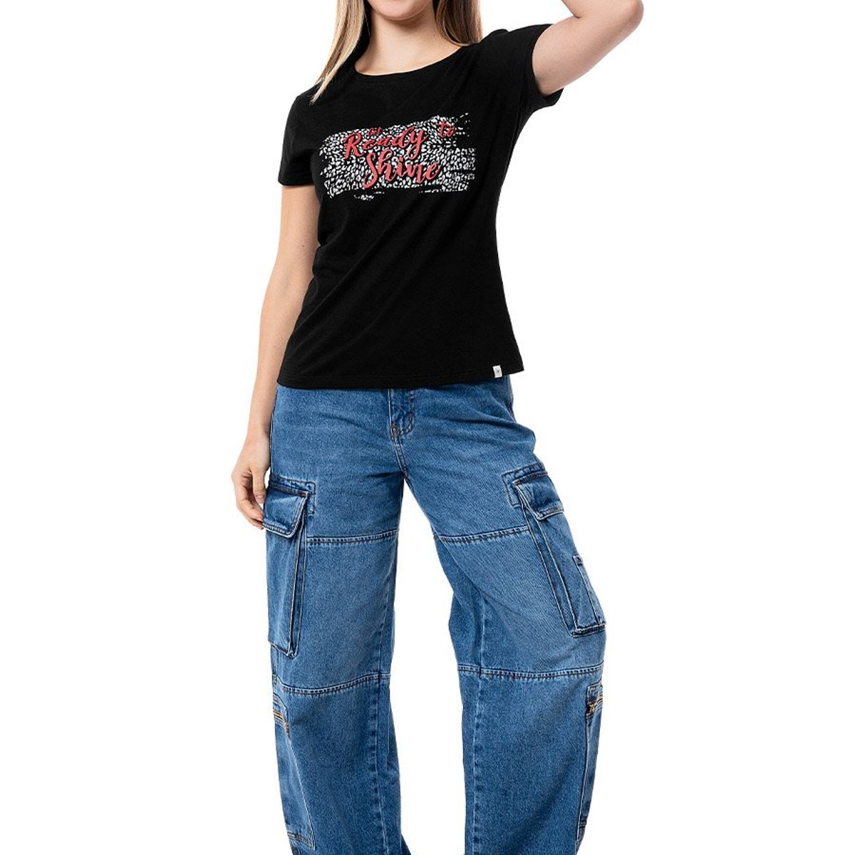 SQUEEZE - Tshirt Jersey Mujer Top In 198 Squeeze