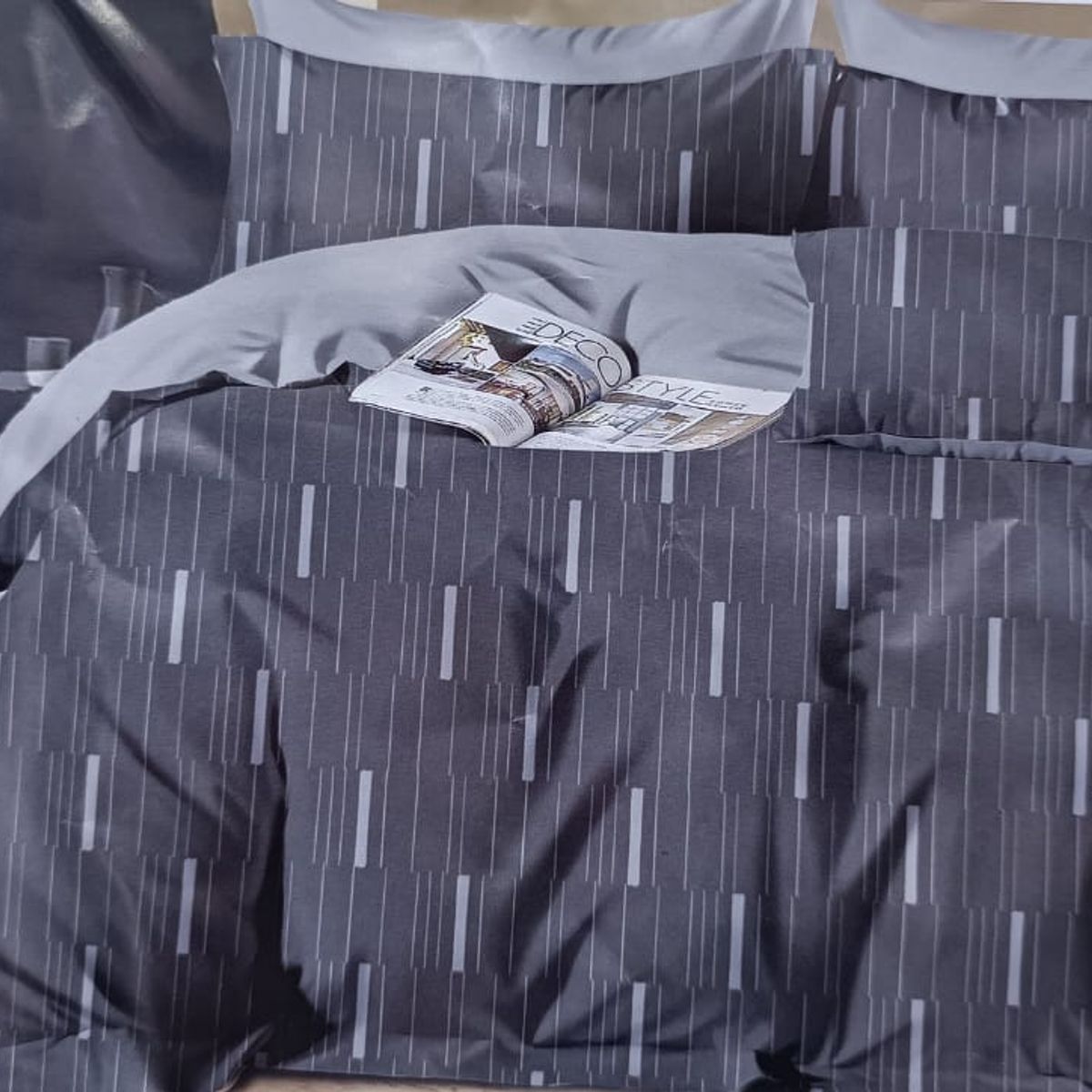 MINGDA - Set de Edredon 2 Pz + Juego de Sabanas + Fundas 5 Piezas PREMIUN