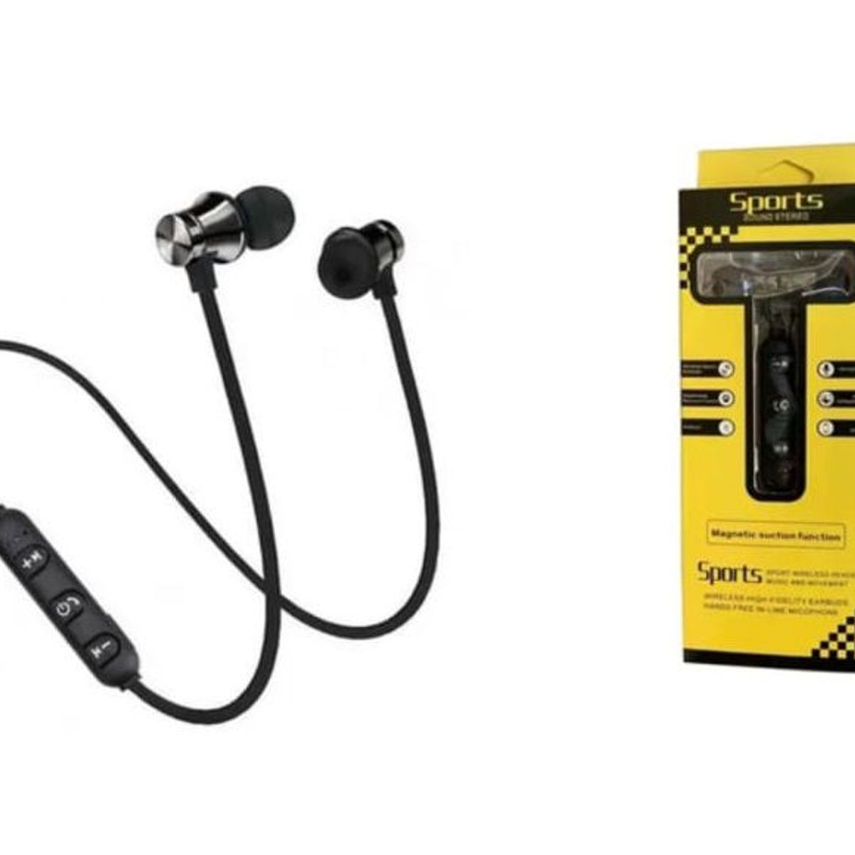 GENERICO - Audífonos  Auriculares con Bluetooth magnéticos XT11 - COLOR NEGRO.