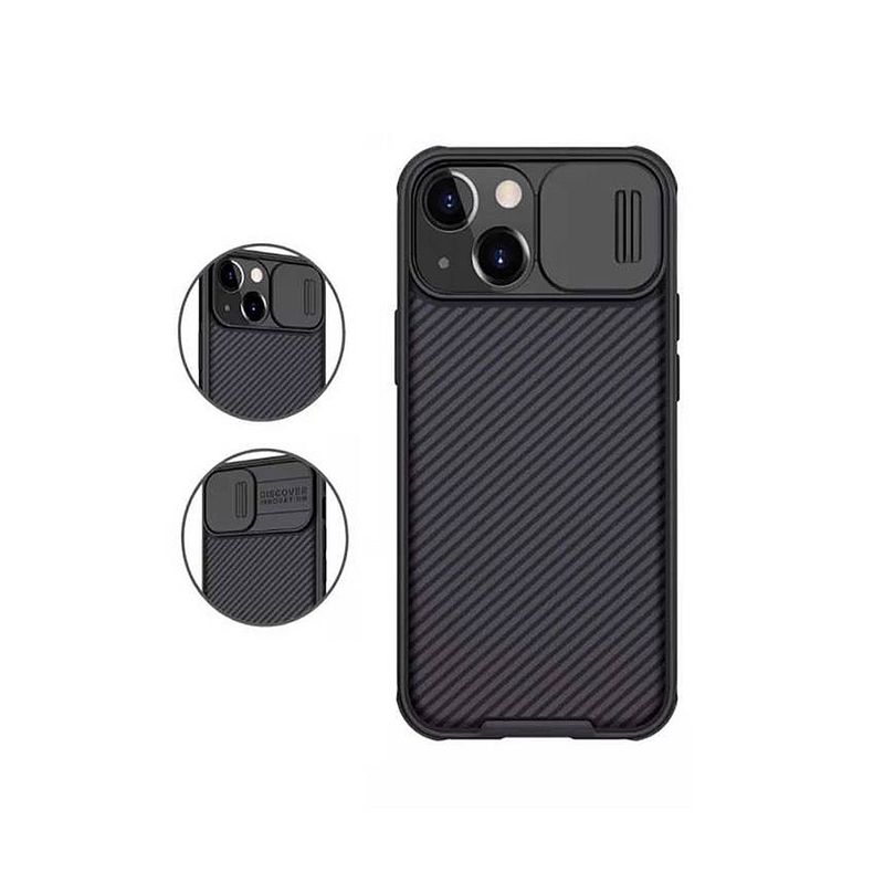 NILLKIN - Funda Nilkin para Iphone 13 Case Camshield  - Negro