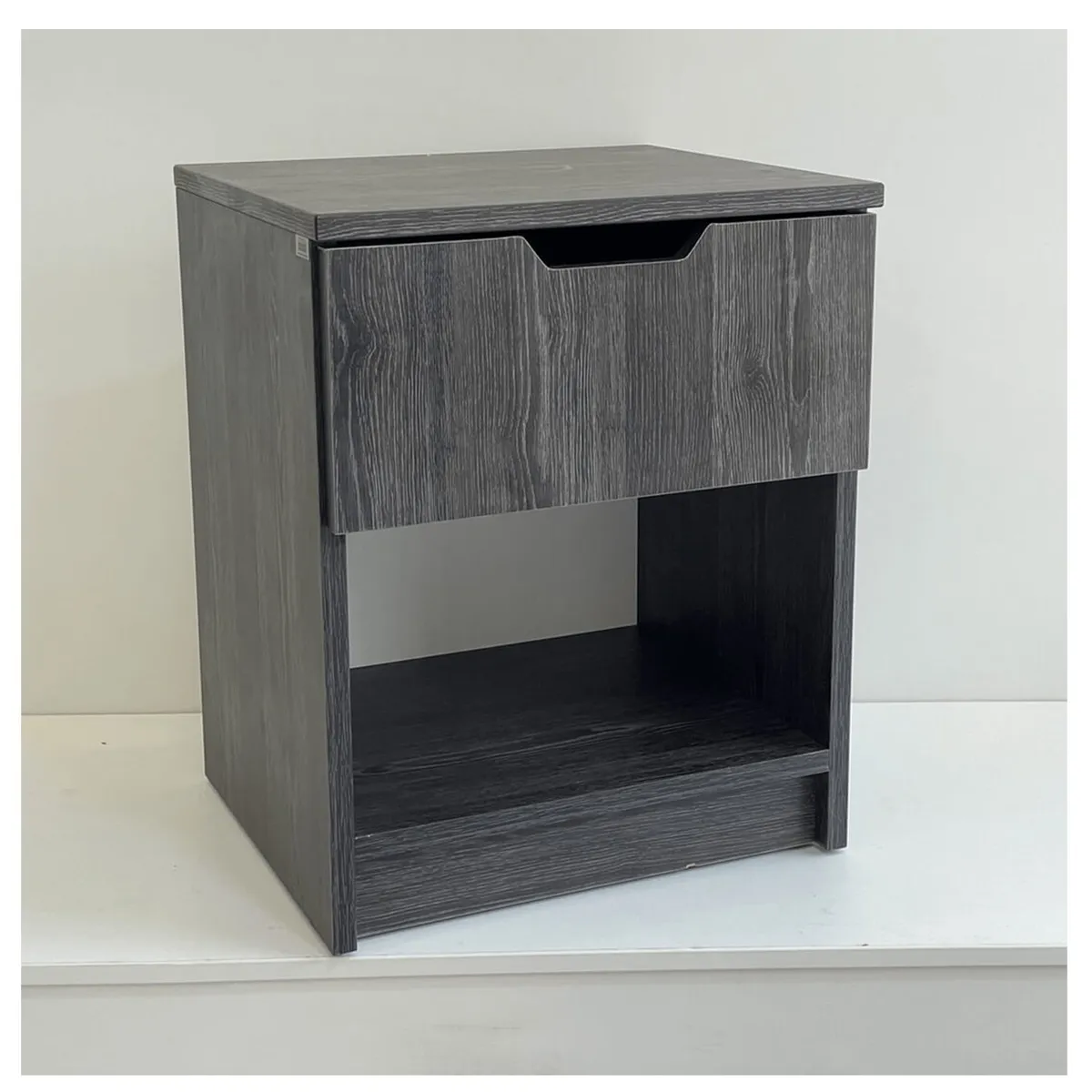 VENTITAS HOME - Veladores Cajón Secreto Sherlock Ventitas Home Roble Gris