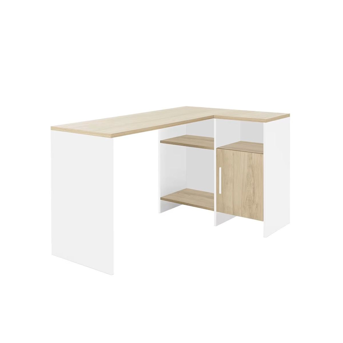 VENTITAS HOME - Escritorios en L Namibia Ventitas Home Rovere y Blanco