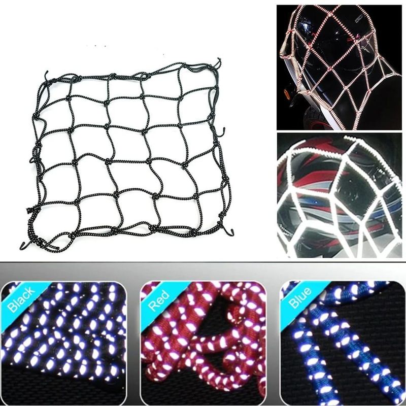 GENERICO - MALLA PULPO REFLECTIVA COLOR AZUL