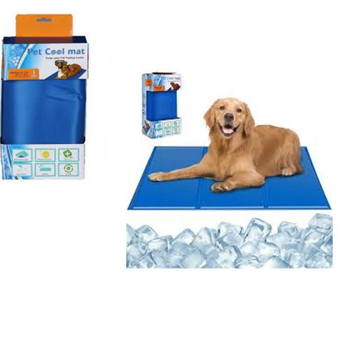 GENERICO - MANTA COLCHONETA REFRESCANTE PARA MASCOTA PET COOL MAT 40X50