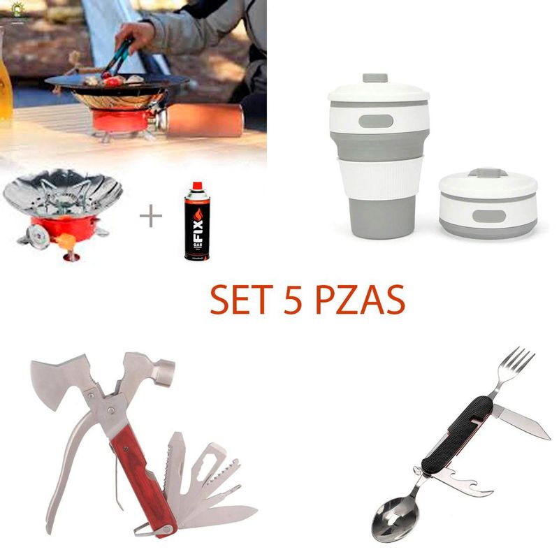 GENERICO - Pack Campamento de 5 Piezas