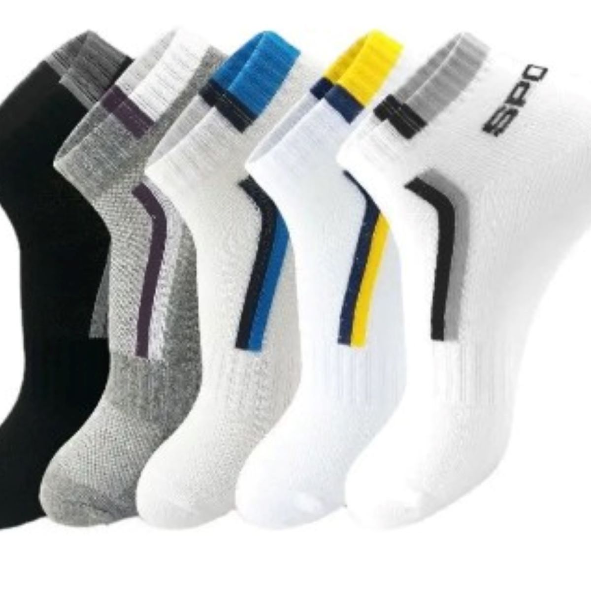 GENERICO - Medias Tobilleras Outfit Pack De 5 - Unisex