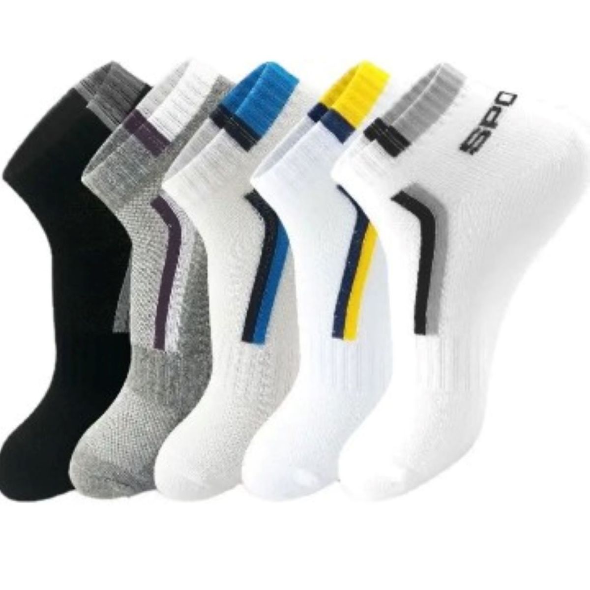 GENERICO - Medias Tobilleras Outfit Pack De 5 - Unisex