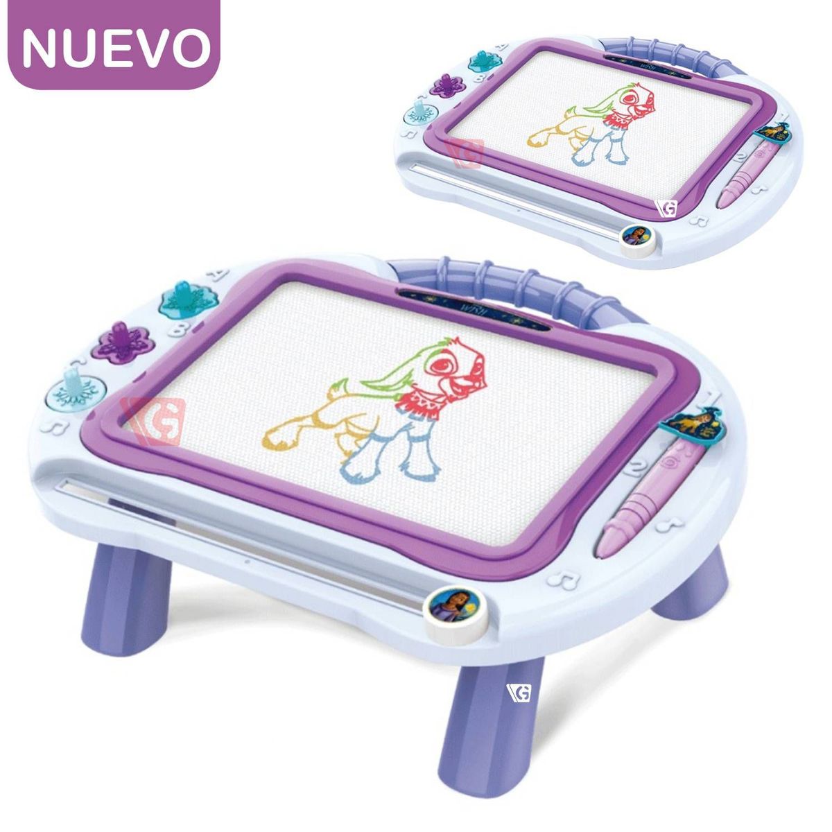 DISNEY - Tablero de Dibujo Magnético Mágico Wish WH-113M