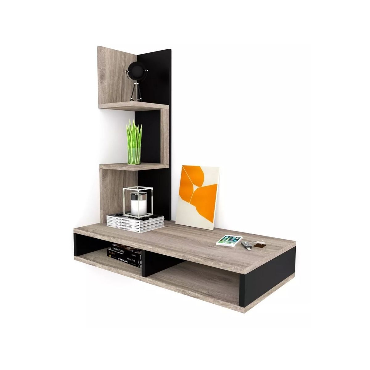 VENTITAS HOME - Escritorio para Pared Patricio Ventitas Home Siena y Negro