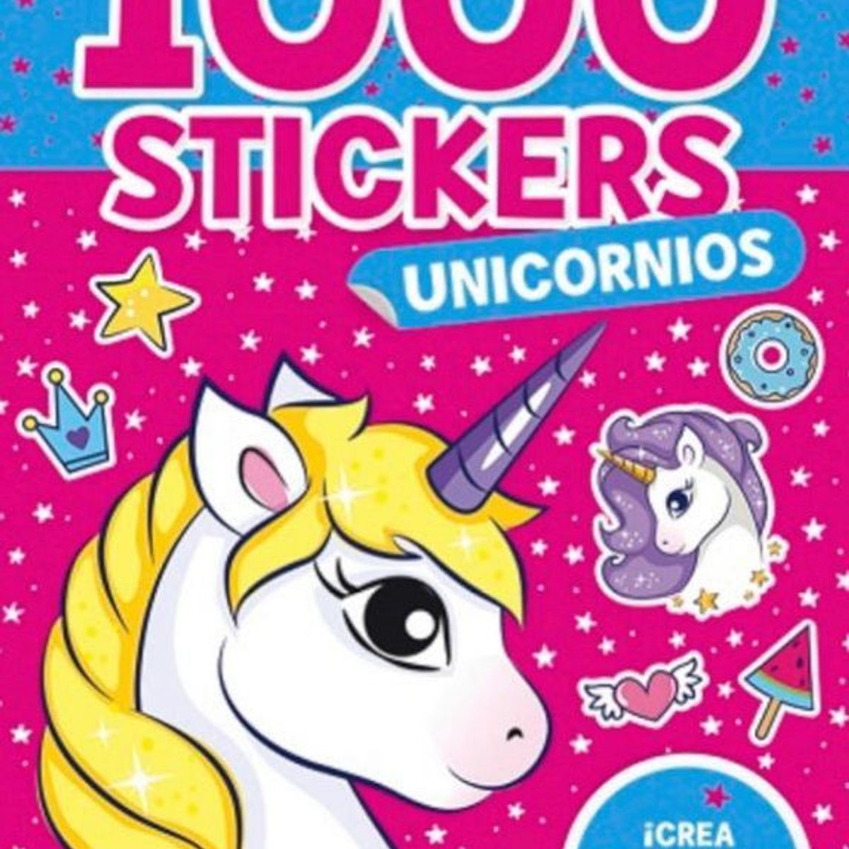GENERICO - LIBRO 1000 STICKERS UNICORNIOS