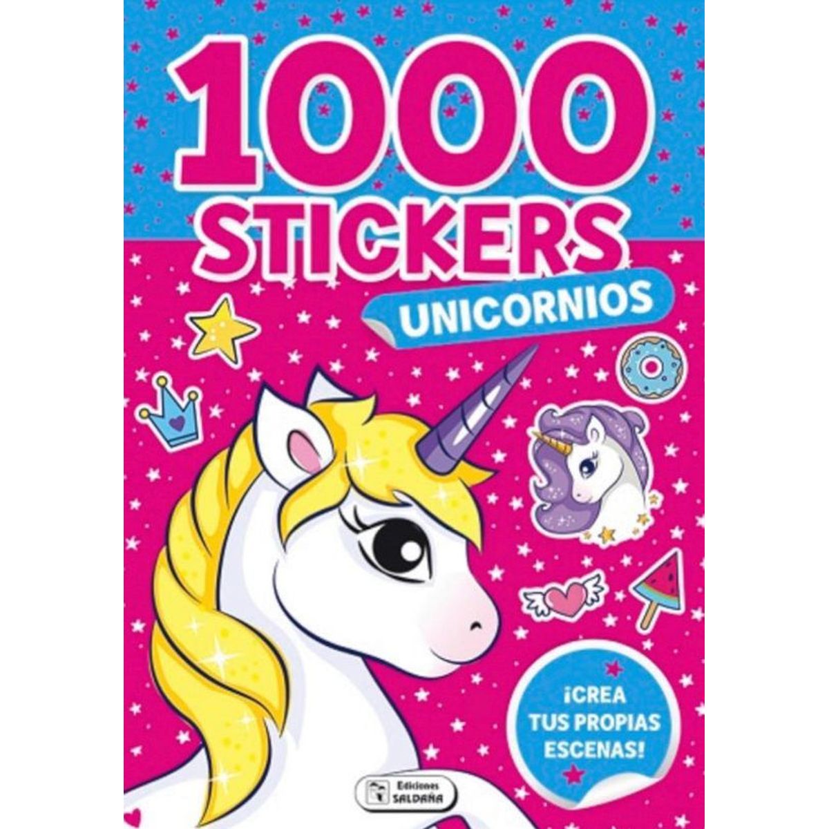 GENERICO - LIBRO 1000 STICKERS UNICORNIOS