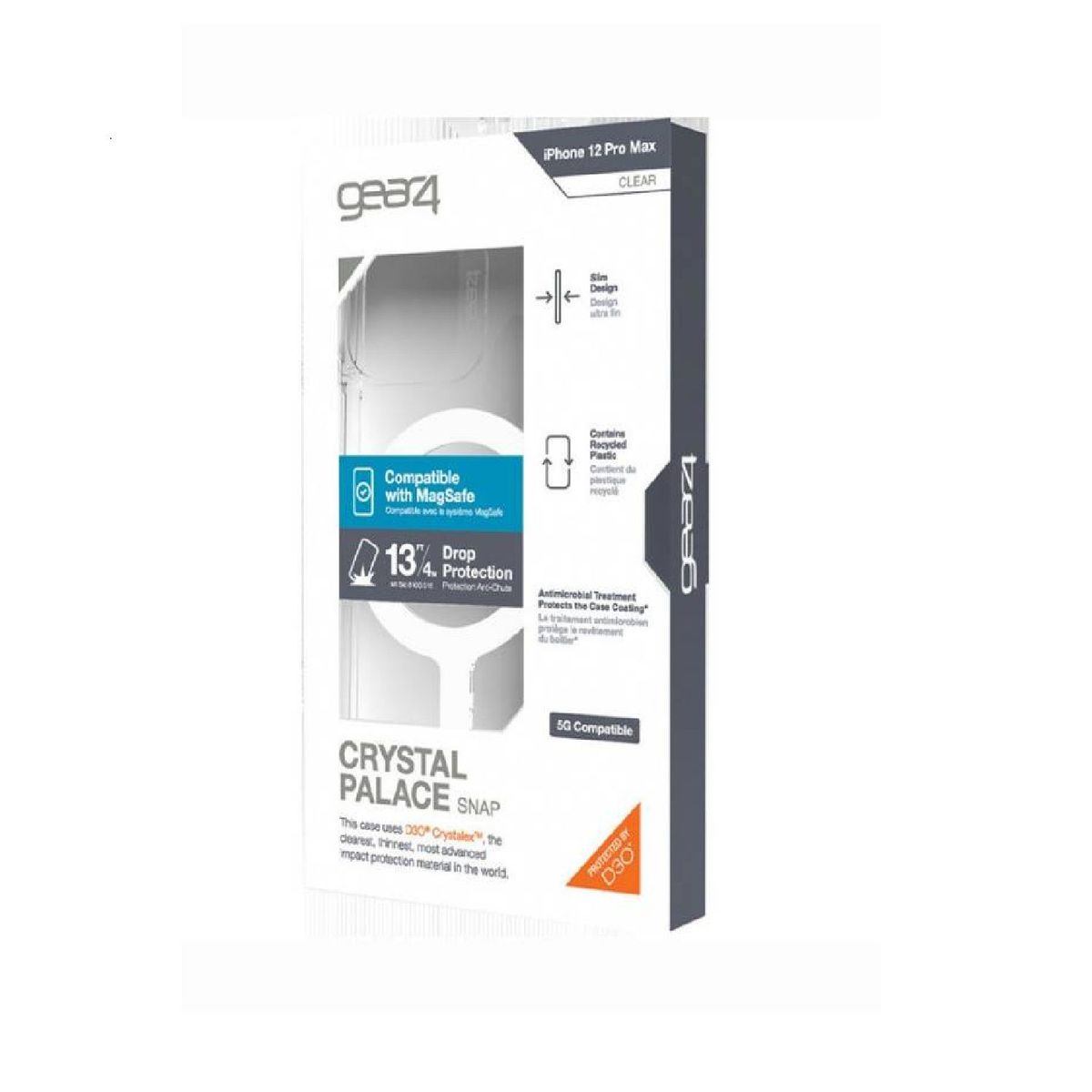 OTTOWARE - Case Gear 4 Magsafe para Iphone 14 Transparente