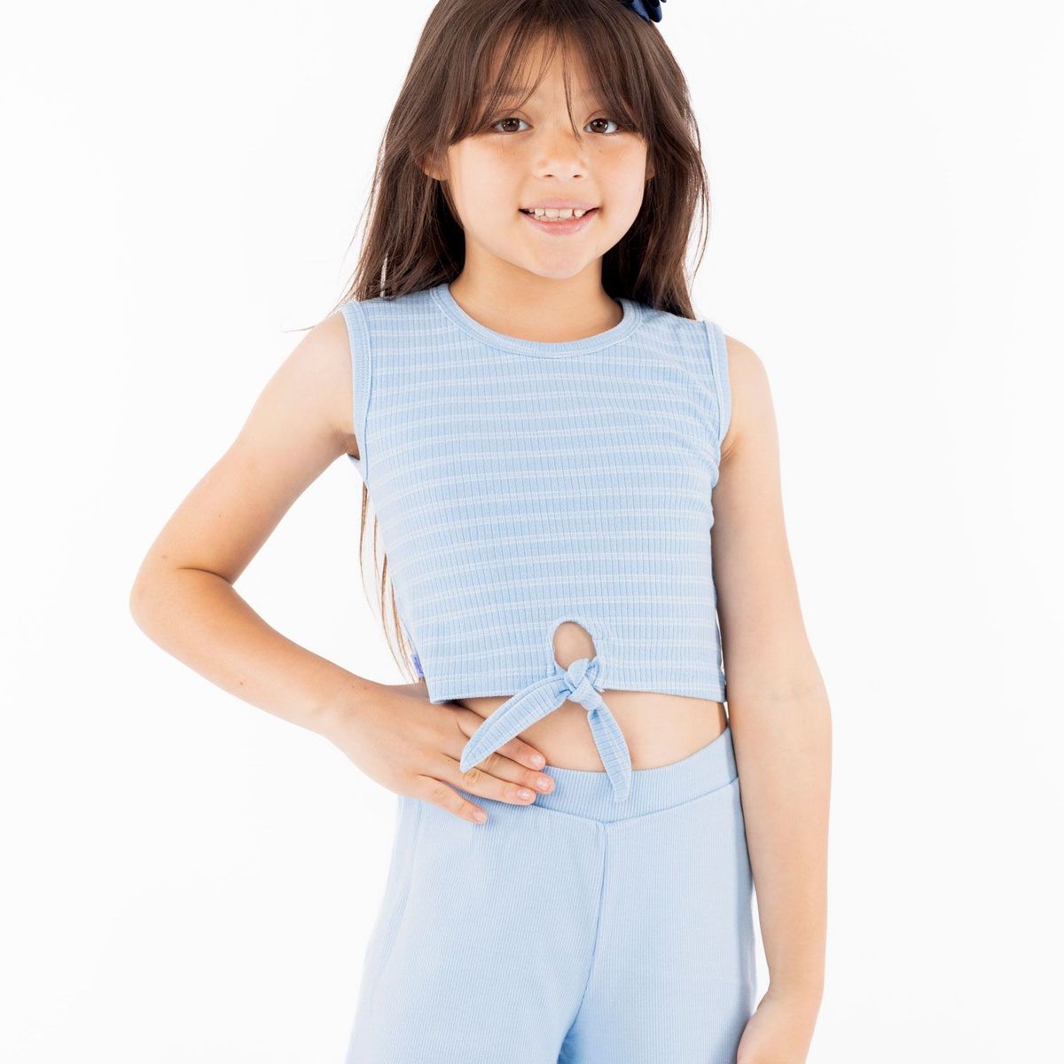 KONING - Top en rib para niña
