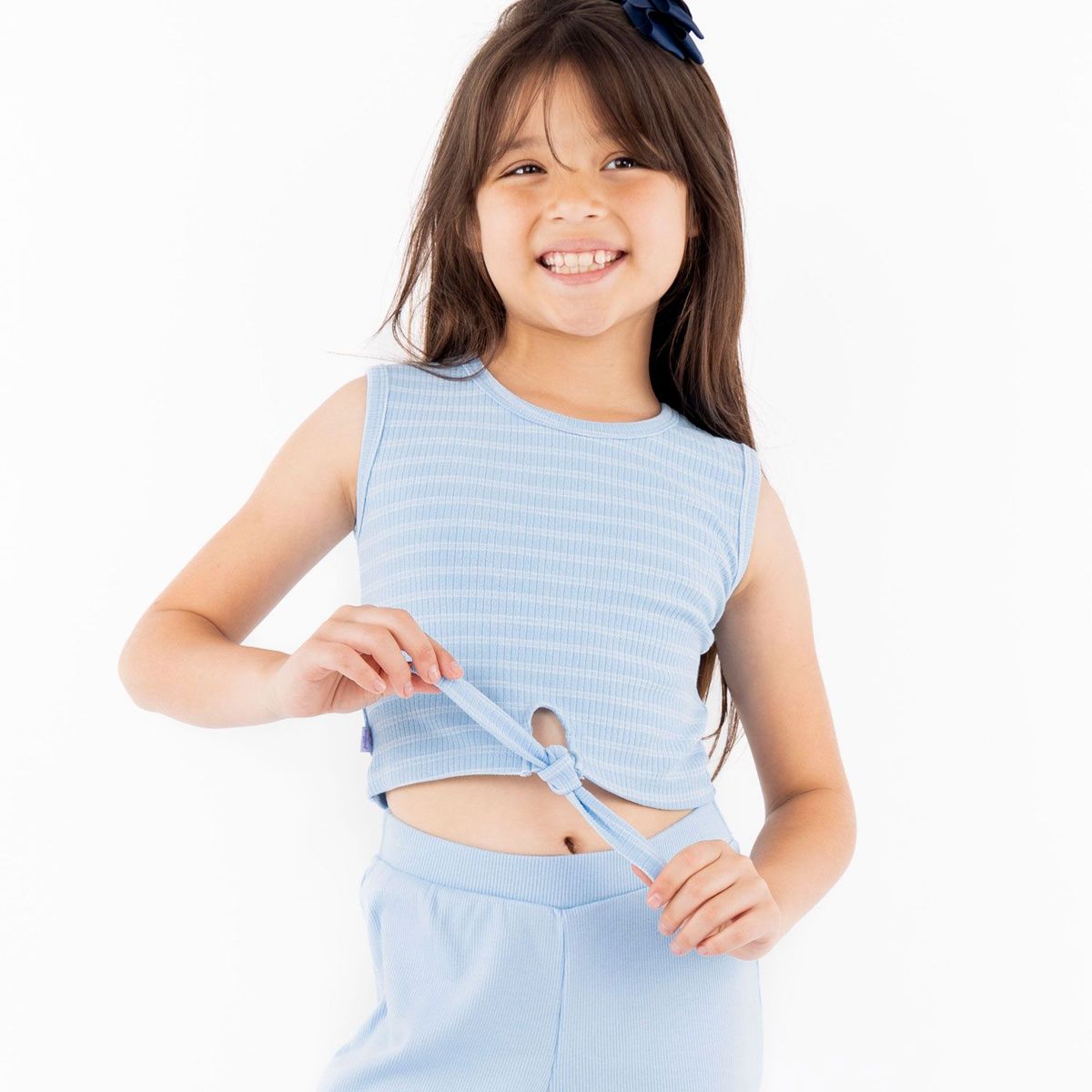 KONING - Top en rib para niña