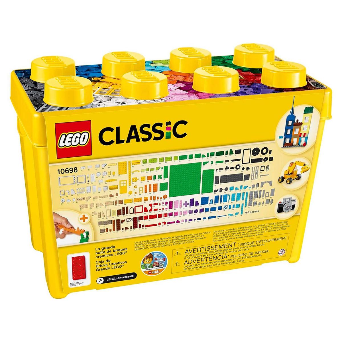 LEGO - Caja de ladrillos creativos grandes y clásicos LEGO 10698