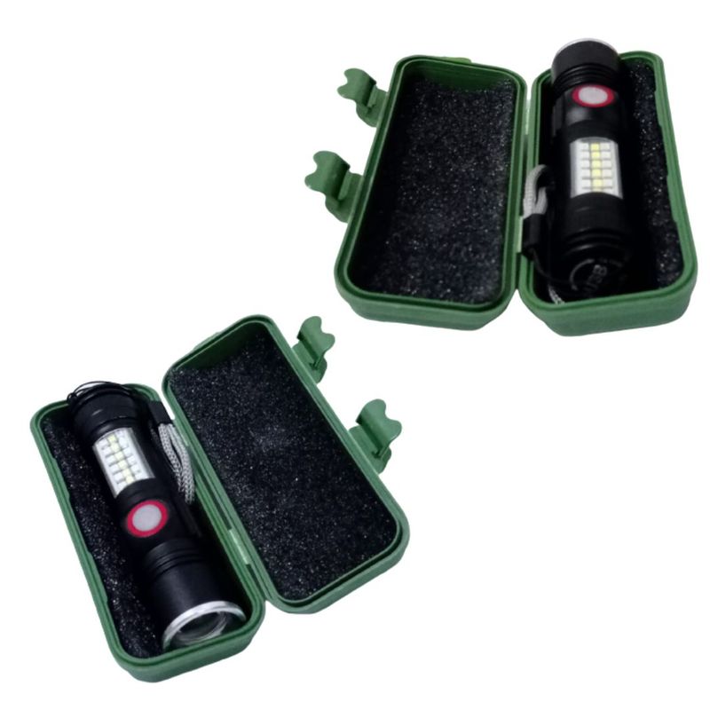 GENERICO - Linterna De Mano Recargable Usb Cafini 73031A