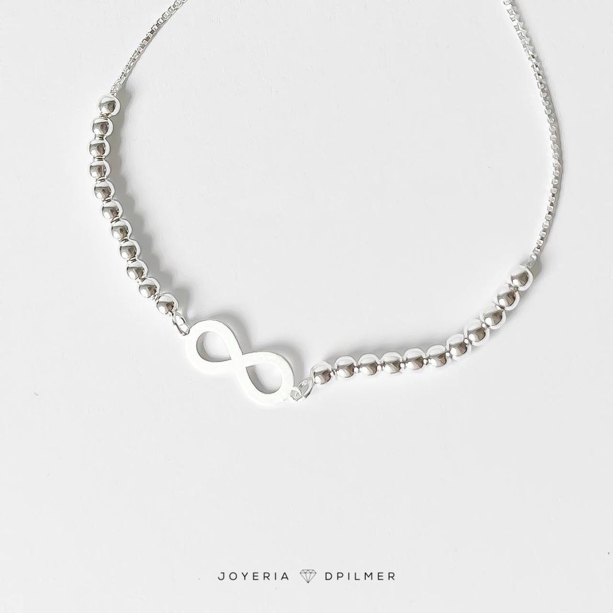 GENERICO - PULSERA DE PLATA INFINITO