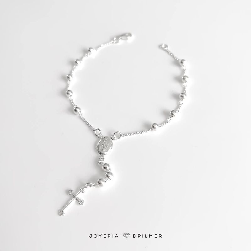 JOYERIA D'PILMER - PULSERA DE PLATA  DENARIO