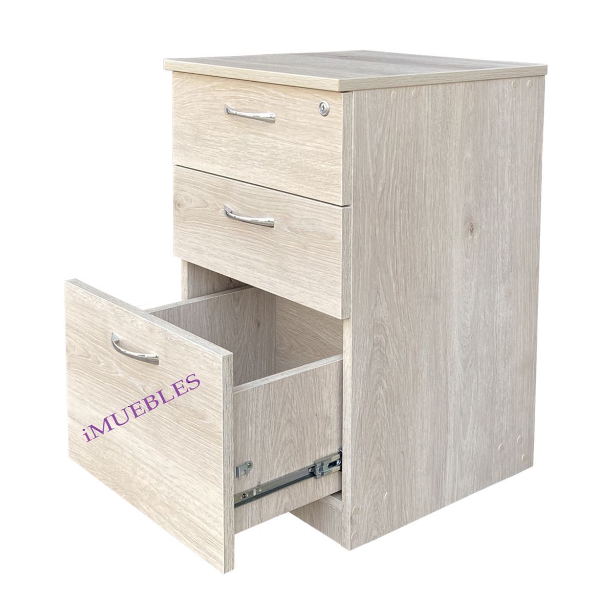 TEMEL - Gavetero Cajonera Movible Archivador Con Llave Oficina